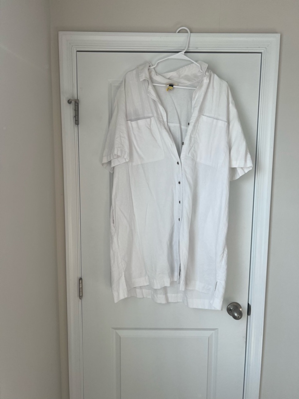 a new day White Midi Shirt Dress